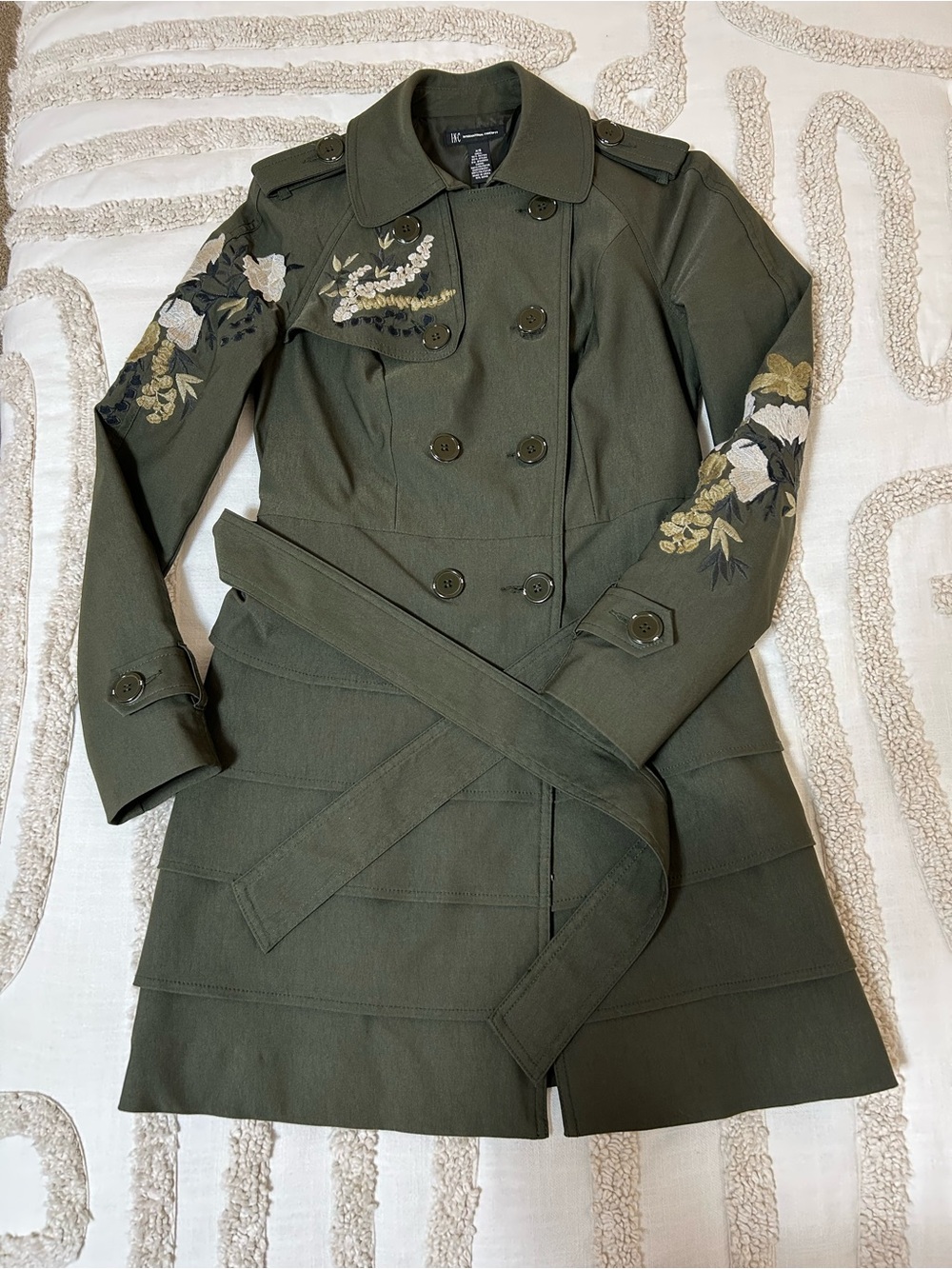 INC Embroidered Coat